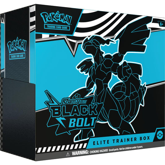 Pokemon: Scarlet & Violet Black Bolt Elite Trainer Box *Expected Release Date 7-18-2025*